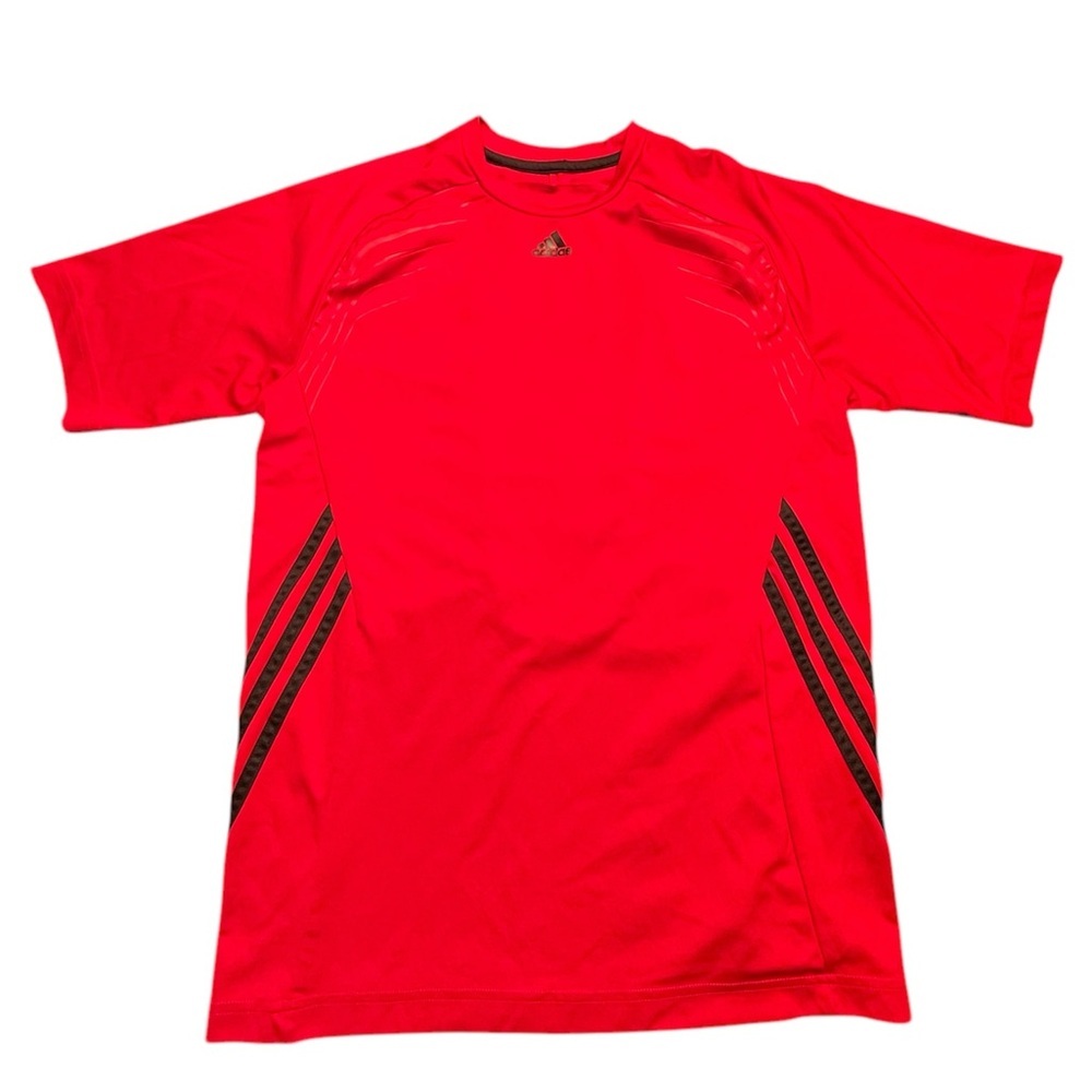 Adidas | Red Climalite Short Sleeve Shirt